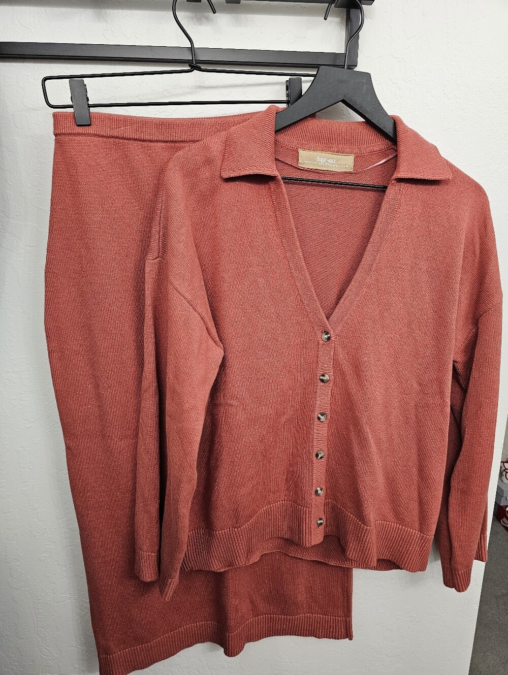 Free People Sweater Skirt Set